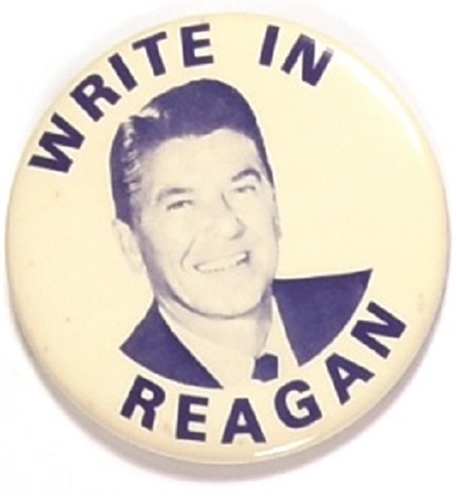 Write in Reagan