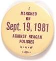 UAW Anti Reagan Protest March