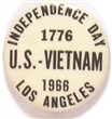 Anti Vietnam War 1966 Los Angeles Pin