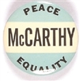 McCarthy Peace and Equality