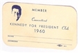 JFK Connecticut Membership Card