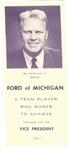 Ford for Vice President 1960 Card
