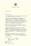 Gerald Ford 1980 Letter