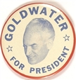 Goldwater Rare Larger Size RWB Celluloid