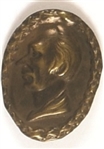 Lincoln Brass Oval Pin