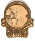 Benjamin Harrison Brass Pin