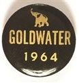 Goldwater 1964 Black and Gold Celluloid