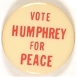 Vote Humphrey for Peace