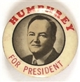 Humphrey for President 1960 Celluloid