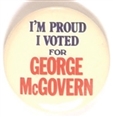 Im Proud I Voted for McGovern