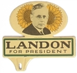 Landon for President Sunflower License