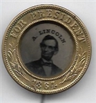 Abraham Lincoln Ferrotype Pin