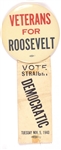 Veterans for Roosevelt 1940 Pin and Ribbons