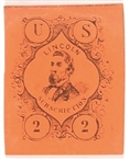 Lincoln "2" Subscription Stamp