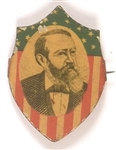 Benjamin Harrison Litho Shield