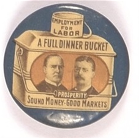 McKinley, TR Small Blue Dinner Pail