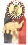 Win With Willkie Pin, Elephant