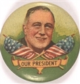 Roosevelt Our President Colorful LItho