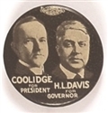 Coolidge, Davis Ohio Coattail