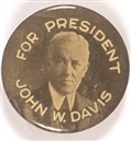 Davis for President Picture Pin