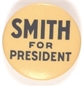 Smith for President Blue and White Celluloid