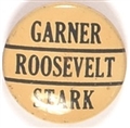 Roosevelt, Garner, Stark, Missouri Coattail