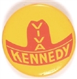 Viva Kennedy Sombrero Yellow and Red Version