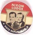 Nixon, Lodge Vote Republican Shield Jugate