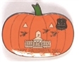 Secret Service Halloween Pumpkin Pin