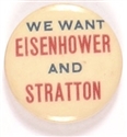 We Want Eisenhower and Stratton