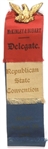 McKinley Idaho State Convention Delegate Ribbon