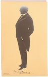 Harding Silhouette Postcard