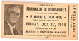 Roosevelt Shibe Park Rally Ticket