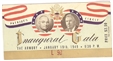 Truman, Barkley Inaugural Gala Ticket