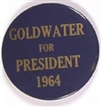 Goldwater Blue and Gold Celluloid