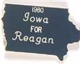 Iowa for Reagan 1980 Pin