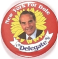 New York for Dole 1996 Delegate