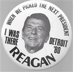 Reagan I Was There Detroit