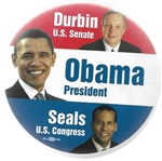 Obama, Durbin, Seals Illinois Coattail