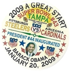 Obama 2009 Great Start Super Bowl