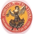 Portola Festival 1913 Dancing Woman Pin