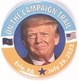 Trump Erie, PA, 2023 Rally Pin