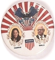 Harris, Walz Eagle and Shield Jugate