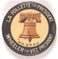 LaFollette Liberty Bell Pin