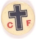 Christian Front Cross Celluloid