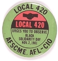 Black Solidarity Day Labor Union Pin