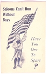 Saloons Cant Run Without Boys and Girls Postcard