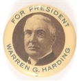 Harding White Border Celluloid