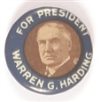 Harding Smaller Blue Border Celluloid