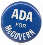 ADA for McGovern 